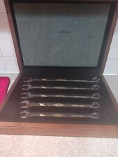Snap-On COLLECTOR WRENCH SERIES-24kt. Gold Engraved Collector 5 Piece . In Box picture