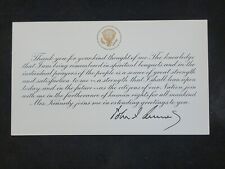 HISTORIC Content Presidential SEAL White House Note from President John Kennedy picture