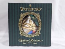 Waterford Holiday Heirlooms Cross Cut Ball Ornament With Box  picture