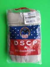 Briefs 3 Pack Size 34 Sand Tan 100% Cotton Army USGI DSCP 8420-01-526-6765 NWT picture