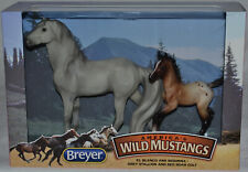 Breyer~2012~Mid-States~Classic Wild Mustang~Grey El Blanco~Appaloosa Sedonna~NEW picture