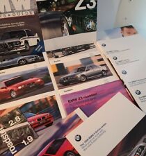 16 Original  BMW Sales Brochures from 1990s - Z3 Roadster, 3, 5 & 7  Series picture