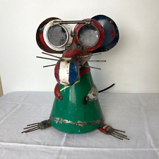Aaron Jackson EE I EE I O Blind Mouse Daisy Maisy Art Drum Metal Sculpture LARGE picture