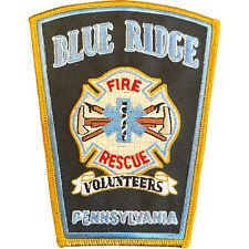 Blue Ridge PA Volunteer Fire Department Patch Pennsylvania  picture