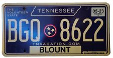 Tennessee 2022 Style Revised Volunteer State License Plate #BGQ 8622 picture