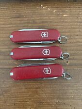 Lot Of 3 Victorinox Swiss Army 58mm Classic SD Pocket Knives - $.02 Shipping picture