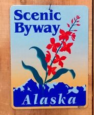 Alaska Seward Scenic Byway Route sign picture