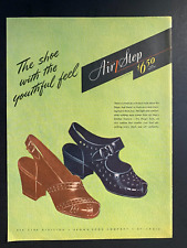 1945 Air Step Shoes Brown Shoe Company Print Ad 13inx10in picture