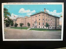 Vintage Postcard 1915-1930 Lancaster General Hospital & Nurses Home Lancaster PA picture