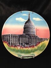 Vintage 3D Washington DC Souvenir Plate picture