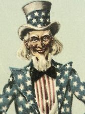 Uncle Sam Postcard Fourth of July Patriotic Hands In Pockets Illustrated Publ Co picture