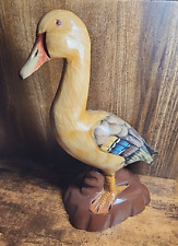 Vintage Wooden Hand Crafted Collectible Duck picture