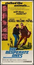 THE DESPERATE ONES WWII Irene Papas ORIGINAL 1968 3-SHEET MOVIE POSTER 41 x 81 picture