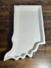 Indiana Shape Ceramic Casserole Dish by Corbe Made in United States Hoosier picture