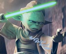 Bryce Dallas Howard-GENUINE Signed Star Wars Yaddle 10x8 picture