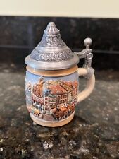 Vintage Mini Gerz München Garmany Mini Ceramic and Pewter Beer Stein picture
