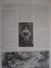 Printed photo actress Kitty Gordon 1907 picture