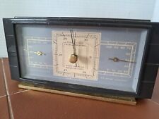 VINTAGE ART DECO AIRGUIDE BAROMETER DESKTOP WEATHER STATION THERMOMETER USA picture