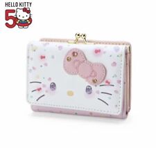 FREE SHIPPING HELLO KITTY 50th Anniversary KAWAII PU LEATHER WALLET COIN PURSE picture