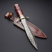 CUSTOM handmade Beautiful Damascus Steel Hunting Knife new design picture