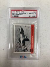 1956 Topps Jets Sud-Est Grognard II Spotter Series French Attack Plane PSA GRD 8 picture