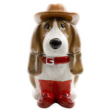Cowboy Charlie Stoneware Cookie Jar, 6.69 x 8.46 x 12.48 inches, Red picture