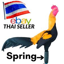 Rocking doll  spring Chicken Cock Training Thai fabric Realistic Rooster picture