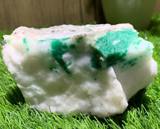 668 Gram Emerald on calcite Crystal Natural Stone Mineral From Swat Pakistan. picture