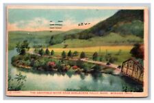Postcard Shelburne Falls Massachusetts Deerfield River Mohawk Trail picture