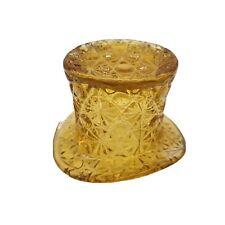 Yellow Glass Top Hat Bowl picture