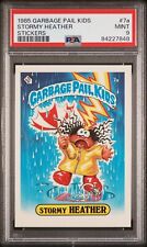 TWO STAR 2** 1985 Topps Garbage Pail Kids Series 1 OS1 Stormy Heather 7a PSA 9 picture
