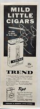 1959 Tipt Little Mild Cigars Trend Print Ad Man Cave Poster 50's Philadelphia PA picture