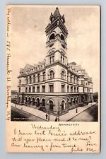 Brooklyn NY-New York, United States Post Office, Antique Vintage c1906 Postcard picture