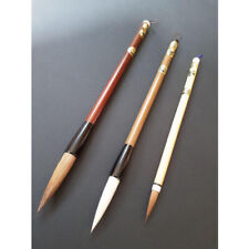 Hiroshima Prefecture traditional craft Kumano brush Golden colored shaft No. 3 a picture
