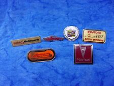 6 Old Automobile Hat Lapel PINS Buick Skylark Grand National Cadillac Pontiac picture