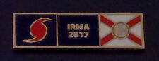 Hurricane Irma 2017 Florida State Flag Uniform Pin Gold FL picture