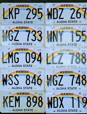 BULK LOT of 10 Hawaii License Plates NICE QUALITY picture
