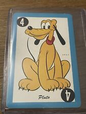 1949 WALT DISNEY PRODUCTIONS 🎥 WHITMAN CARD GAME PLUTO PLAYING CARD picture