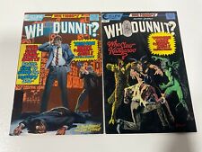 WHO DUNNIT #1-2 (ECLIPSE COMICS/1986/0124108) FULL SET - SOLVE THE MYSTERY  picture