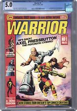 Warrior UK #1 CGC 5.0 1982 3891471002 1st app. Alan Moore's MarvelMan picture