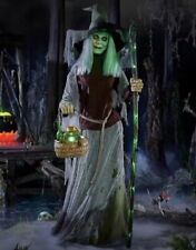 Lethal Lily Witch Home Depot Home Accents Holiday 7 ft. Animatronic LIFE SIZE picture