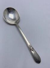 Adoration Silverplate 1847 Roger Bros Int'l Silver Round Gumbo Spoon 7-1/8