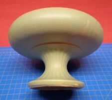 Matte Green McCoy Floraline Vintage Pottery Footed Vase Urn Round #430 picture