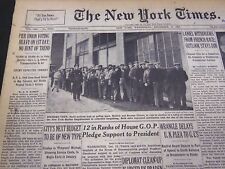 1953 DECEMBER 23 NEW YORK TIMES - PIER UNION VOTING HEAVY ON 1ST DAY - NT 4704 picture