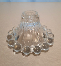 Vintage 40s Candlewick Imperial Glass Candle Holder For a Taper Candle picture