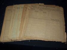1918 DECEMBER NEW YORK TIMES NEWSPAPER LOT OF 13 ISSUES - NTL 16R picture
