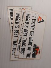 Vintage Allis Chalmers Decals/Stickers, NOS, Lot Of 6 picture