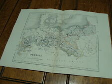 1850's appletons modern atlas engraved by J. Archer-----PRUSSIA picture