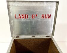 Vtg Land O' Sun Aluminum Insulated Front Porch Milk Dairy Box - Muckle Mfg Co picture