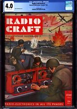 Radio Craft Magazine V16 #1 CGC 4.0 Alex Schomburg WWII cover 10/1944 Cheap picture